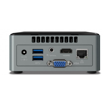 Неттоп INTEL NUC Celeron J3455 4/4 1.5Ghz,2xSO-DIMM, G-LAN,4xUSB3.0,2.5"HDD,VGA,HDMI,Wi-Fi/BT (BOXNUC6CAYH)