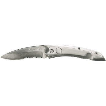 Нож Topex универсальный, Лезвия 80 мм, пружинный (98Z110)