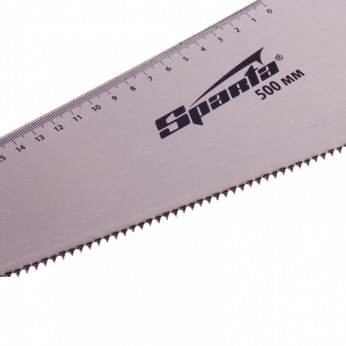 Ножівка по дереву 500 мм, 7-8 ТРI, лінійка, гартований зуб, дерев’яна рукоятка,  SPARTA (MIRI231895)