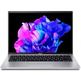 Ноутбук Acer Swift Go 14"  SFG14-71 14"  2.2K IPS, Intel i7-1355U, 16GB, F512GB, UMA, Lin, сріблястий (NX.KF7EU.005)