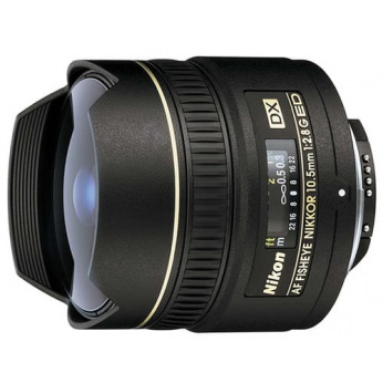 Объектив Nikon 10.5 mm f/2.8G IF-ED AF DX FISHEYE NIKKOR (JAA629DA)