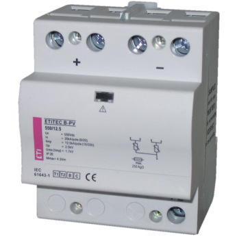 Ограничитель перенапряжения ETI ETITEC B-PV 1000/12,5 (для солн.батарей) (2445203)