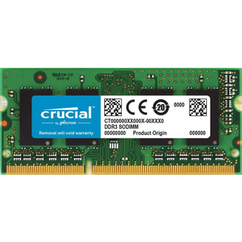 Пам’ять до ноутбука Micron Crucial DDR3 1600 2GB SO-DIMM 1.35/1.5V