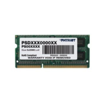 Оперативна пам’ять для ноутбука Patriot DDR3 1600 4GB 1.35V SO-DIMM (PSD34G1600L2S)