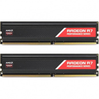 Оперативная память для ПК AMD DDR4 2400 16GB KIT (8GBx2) Heat Shield (R7S416G2400U2K)