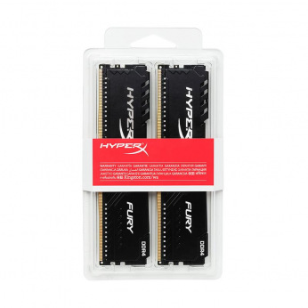 Оперативна пам’ять для ПК Kingston DDR4 2400 16GB KIT (8GBx2) HyperX Fury Black (HX424C15FB3K2/16)