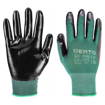 Перчатки Verto садовые, нитриловое покрытие, размер 9" (97H152)