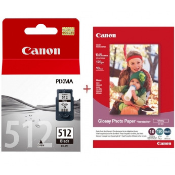 Картридж для Canon PIXMA MX350 CANON  Black PG-512Bk+Paper