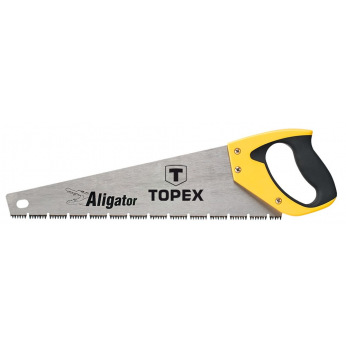 Пилка Topex для деревини, 400 мм, "Aligator", 7TPI (10A441)