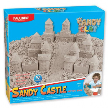 Песок для творчества Paulinda Sandy clay Sandy Замок 600г 10 од  (PL-140022)