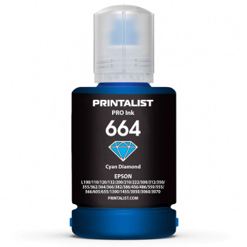 Чорнило PRINTALIST 664 Cyan для Epson 140г (PL664C)