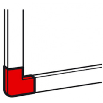 Плаский кут Legrand до міні-каналу 40x16мм, DLP-S (638153)