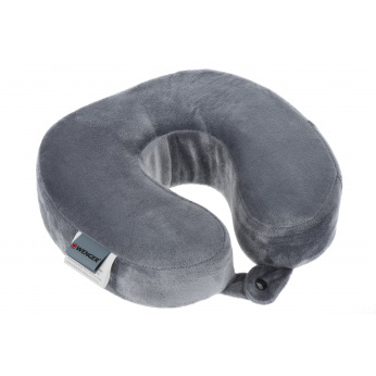 Подушка флисовая, Wenger Pillow Fleece Memory Foam, серый (604575)