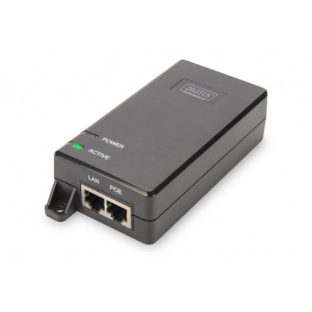 PoE-Инжектор DIGITUS PoE+ 802.3at, 10/100/1000 Mbps, Output max. 48V, 30W (DN-95103-2)