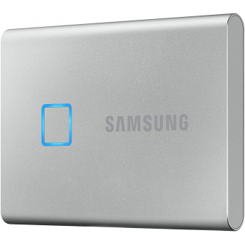 Портативний SSD 1TB USB 3.1 Gen 2 Samsung T7 Touch Silver (MU-PC1T0S/WW)