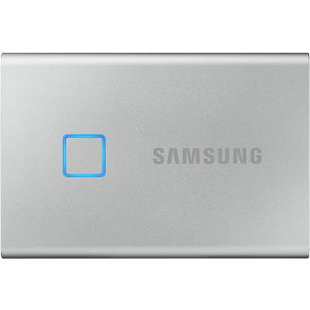 Портативный SSD 2TB USB 3.1 Gen 2 Samsung T7 Touch Silver (MU-PC2T0S/WW)