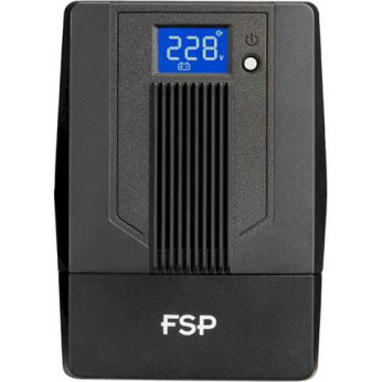 Джерело безперебійного живлення FSP iFP800, 800VA/480W, LCD, USB, 2xSchuko (PPF4802003)