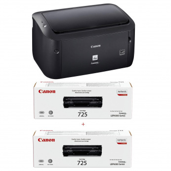 Принтер А4 Canon i-SENSYS LBP6030B (бандл с 2 картриджами) (8468B042)