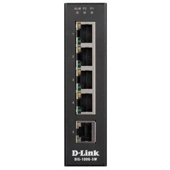 Промышленный коммутатор D-Link DIS-100G-5W 4x1GE, Неуправляемый (DIS-100G-5W)