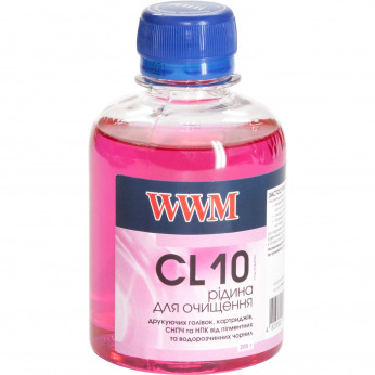 Промывочная жидкость (Очищающая) для Картриджей) WWM для пигментных цветных чернил 200г (CL10)