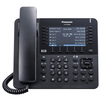 Проводной IP-телефон Panasonic KX-NT680RU-B Black для АТС Panasonic KX-NS/NSX (KX-NT680RU-B)