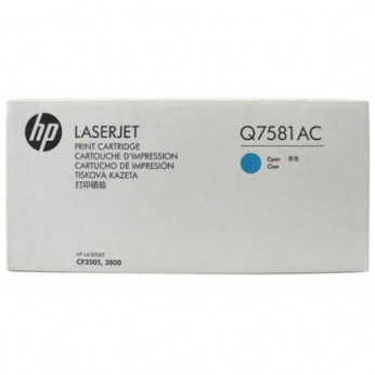 Картридж для HP Color LaserJet 3800 HP 503A  Cyan Q7581AC