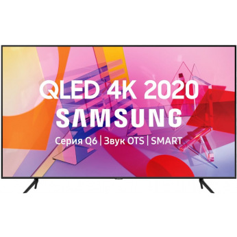 Телевiзор 43" QLED 4K Samsung QE43Q60TAUXUA Smart, Tizen, Black (QE43Q60TAUXUA)