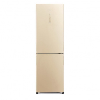 Холодильник Hitachi R-BG410PUC6XGBE нижн.мороз./2 двери/ Ш595хВ1900хГ650/330л/A++/Бежевый (стекло) (R-BG410PUC6XGBE)