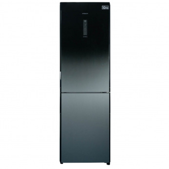 Холодильник Hitachi R-BG410PUC6XXGR нижн.мороз./2двери/Ш595хВ1900хГ650/330л/A++/Градац.сер.(стекло) (R-BG410PUC6XXGR)