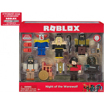 Игровая коллекционная фигурка Jazwares Roblox Multipack Night of the Werewolf, набор 6 шт. (ROB0214*)