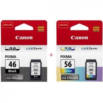 Картридж для Canon PIXMA E304 CANON 46+56  Black/Color Set46