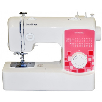 Швейная машина Brother MODERN 27, электромех., 25 швейных операций, белый/розовый (MODERN27)