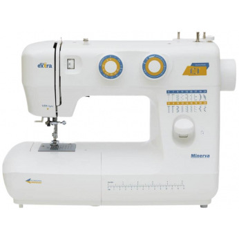 Швейная машина Minerva EXTRA PLUS, электромех., 70Вт, 22 швейные операции, LED, белая (M-EXTRAPLUS)