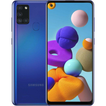 Смартфон Samsung Galaxy A21s (A217F) 3/32GB Dual SIM Blue (SM-A217FZBNSEK)