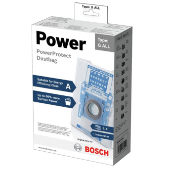 Сменный пылесборник Bosch - 4шт.+ микрофильтр (BBZ41FGALL)