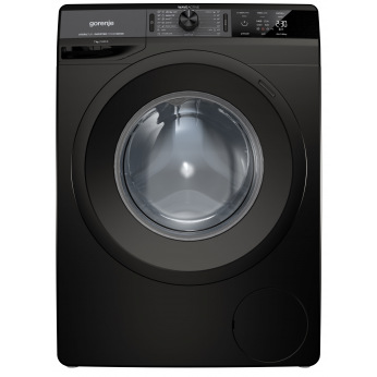 Стиральная машина Gorenje WEI74S3B/инверторная/7 кг/ 1400 об/A-30%/14 прогр/47.5 см/дисплей/черная (WEI74S3B)