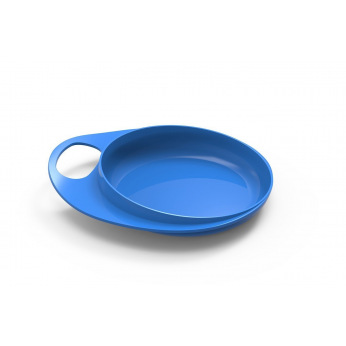 Тарілка для годування Nuvita Easy Eating дрібна 2шт. синя (NV8451Blue)