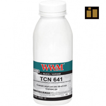 Тонер і Чіп WWM 45г Black (TC-Canon-054B-45-WWM)