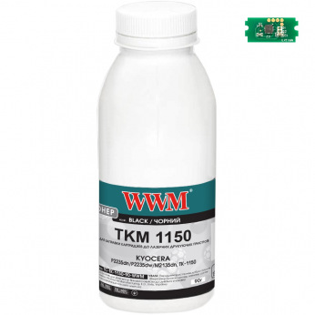 Тонер та Чіп для Kyocera Mita TK-1150 Black (1T02RV0NL0) WWM  Black 90г TC-TK-1150-90-WWM