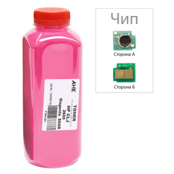 Тонер и Чип для Canon i-Sensys LBP-5100 АНК  Magenta 80г 1500190