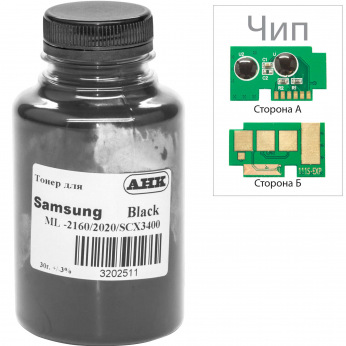 Тонер и Чип для Samsung 111L Black (MLT-D111S/SEE) TonerLab  Black 30г 3202593