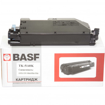 Картридж для Kyocera Mita Ecosys P6130cdn BASF TK-5140  Black BASF-KT-TK5140K