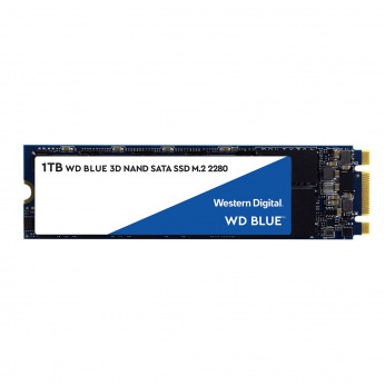 Твердотельный накопитель SSD M.2 WD Blue 1TB 2280 SATA TLC  (WDS100T2B0B)