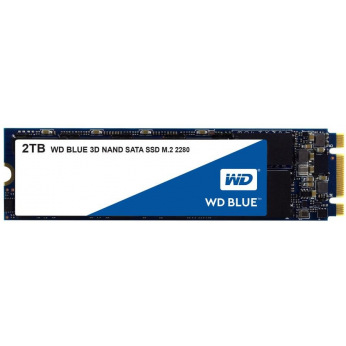 Твердотельный накопитель SSD M.2 WD Blue 2TB 2280 SATA TLC (WDS200T2B0B)