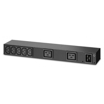 Пристрій розподілення електроживлення АРС Rack PDU, Basic, 0U/1U, 16A, (7) C13 and (2) C19 (AP6120A)