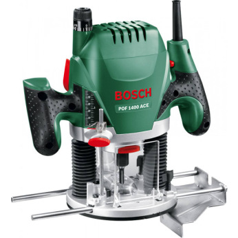 Вертикально-фрезерна машина Bosch POF 1400 ACE + Набір 6 фрез (0.603.26C.801)