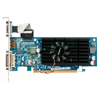 Вiдеокарта Gigabyte GeForce GT210 1GB DDR3 64bit DVI-HDMI-VGA Low profile (GV-N210D3-1GI)