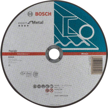 Відрізний круг Bosch Expert по металу 230 x 1.9мм, прямий (2.608.603.400)