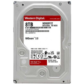 Жорсткий диск WD Red Plus 8Tb WD80EFZZ 3.5 SATA 3 WD80EFZZ (WD80EFZZ)