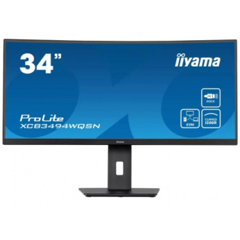 34" 21:9 VA вигнутий РК монітор, 3440х1440, 120 Гц , 0,4 мс, FreeSync, 1xHDMI/1xDP/1xUSB Type C (до 6 XCB3494WQSN-B5 (XCB3494WQSN-B5)